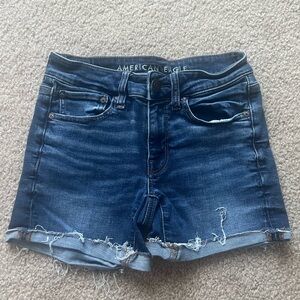 American Eagle Outfitters Dark Blue Jean Shorts